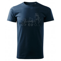 Snowman ASCII Art T-shirt,...